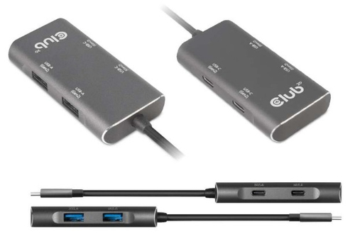 Club 3D CSV-1542 - Hub - 2 x USB 3,1 Gen 2 + 2 x USB-C 3,1 Gen 2 - Desktop (CSV-1542) 