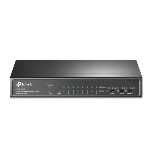 Switch TP-Link 9x GE TL-SF1009P (davon 8PoE+) 