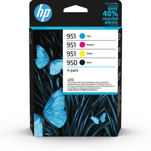 HP 950 Black 951 CMY Original Ink Cartridge 4-Pack 