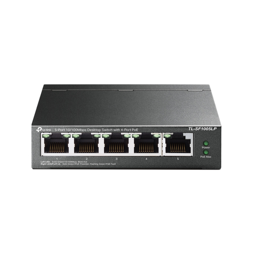TP-Link TL-SF1005P 5P 5x LAN (4x PoE 41W PoE budget) 