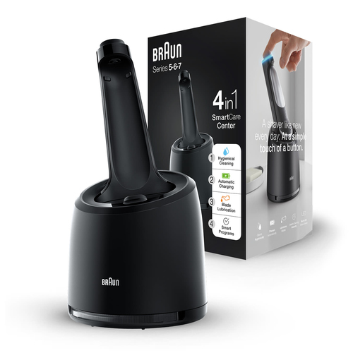 Braun 4-in-1 SmartCare Center Reinigungsstation fr Elektrorasierer der Series 5, 6 und 7 (Rasierer Modelle ab 2020) (265948) 