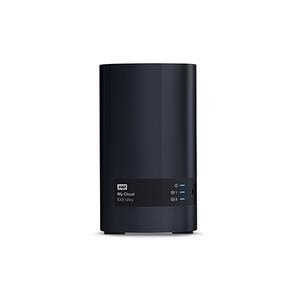 WD My Cloud EX2 Ultra WDBVBZ0040JCH - Gert fr persnlichen Cloudspeicher - 2 Schchte - 4 TB - HDD 2 TB x 2 - RAID 0, 1, JBOD - RAM 1 GB - Gigabit Ethernet - iSCSI 