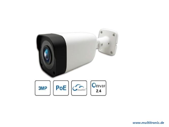 Jovision IPCam In/Out 3MP Bullet PoE Starlight 4mm ONVIF (JVS-N310-DS) 