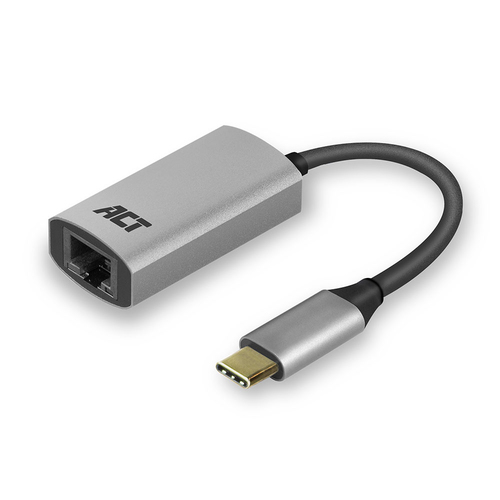 ACT AC7080 Kabelschnittstellen-/Gender-Adapter USB Type-C RJ-45 Grau (AC7080) 