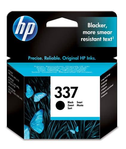 HP 337 - 11 ml - Schwarz - Original - Tintenpatrone - fr Officejet 100, 150, 63XX, H470, K7103, Photosmart 25XX, C4170, C4173, C4175, C4193, C4194 