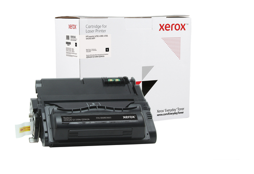 TON Xerox Everyday Toner Black cartridge equivalent to HP 42X / 39A / 45A for use in: HP LaserJet 4250, 4300, 4350, M4345 MFP (Q5942X) 