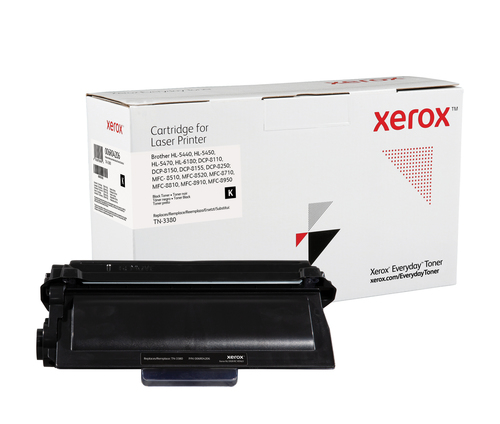 Xerox Everyday - Toner Schwarz - ersetzt Brother TN-3380 fr Brother HL-5440, HL-5450, HL-5470, HL-6180, DCP-8110, DCP-8150, DCP-8155, DCP-8250, MFC- 8510, MFC-8520, MFC-8710, MFC-8810, MFC-8910, MFC-8950 (006R04206) 