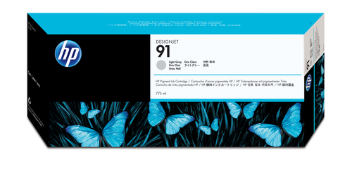 HP Nr.91 Tinte Hellgrau 