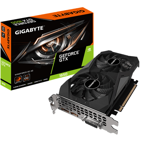 GIGABYTE GeForce GTX1650 D6 Windforce OC 2.0 4GB 