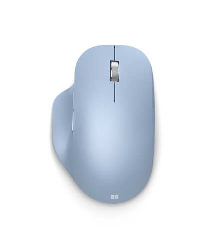 Microsoft Bluetooth Ergonomic Mouse - Maus - ergonomisch - optisch - kabellos - Bluetooth 5,0 LE - pastellblau (222-00052) 