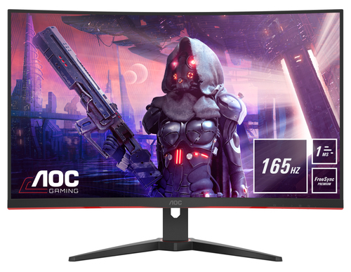 AOC Gaming C32G2AE/BK LED display 80 cm (31.5 Zoll ) 1920 x 1080 Pixel Full HD Schwarz - Rot (C32G2AE/BK) 