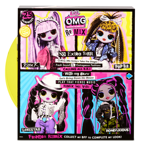 L.O.L. Surprise OMG New Theme Series- Doll 3- Pop B.B., Puppe 