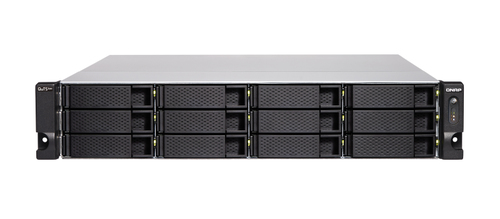 QNAP TS-h1886XU-RP - NAS-Server - 18 Schchte - Rack - einbaufhig - SATA 6Gb/s - RAID 0, 1, 5, 6, 10, 50, JBOD, 5 Hot Spare, 6 Hot Spare, 60, 10-Hot-Spare, RAID TP - RAM 32GB - Gigabit Ethernet / 10Gbps SFP+ - iSCSI - 2U (TS-H1886XU-RP-D1622-32G) 