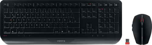 CHERRY GENTIX DESKTOP Wireless Desktop Set CH-Layout, schwarz 