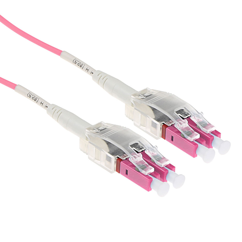 ACT RL8417 Glasfaserkabel 17 m LSZH OM4 2x LC Violett (RL8417) 