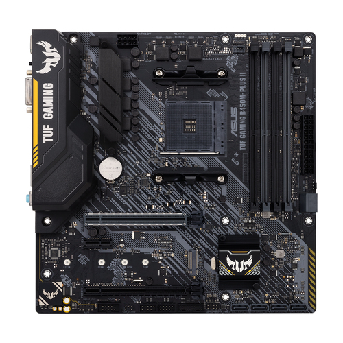 ASUS TUF GAMING B450M-PLUS II AM4 SOCKET HDMI 2.0B DVI-D 