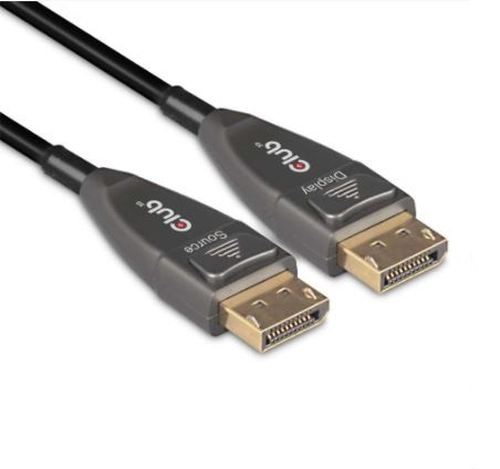 Club 3D CAC-1079 - DisplayPort-Kabel - DisplayPort (M) eingerastet bis DisplayPort (M) eingerastet - DisplayPort 1.4 - 20 m - 4K Untersttzung, 8K Untersttzung, Active Optical Cable (AOC) 