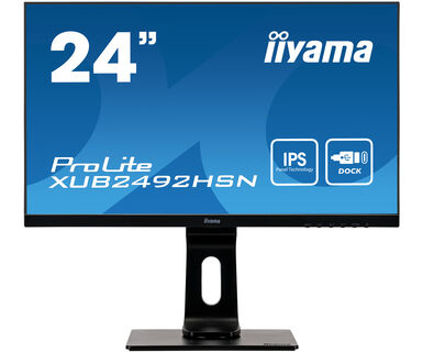 IIYAMA XUB2492HSN-B1 61cm 24Zoll FHD 16:9 250cd/m2 4ms HDMI DP Black 