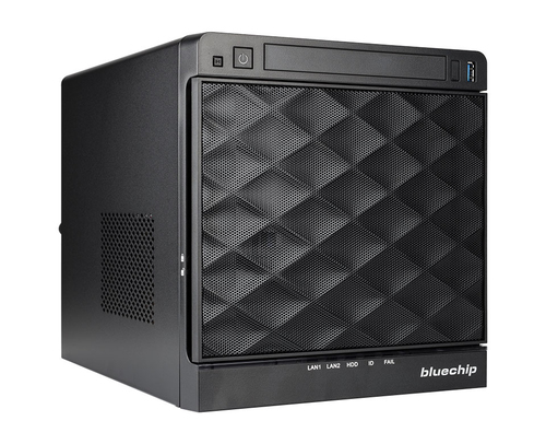 bluechip SERVERline T10302s - Server - Mini-ITX cube - 1-Weg - 1 x Atom C3558 / 2,2 GHz - RAM 8GB - HDD 1TB - AST2400 - GigE - kein Betriebssystem - Monitor: keiner (850248) 