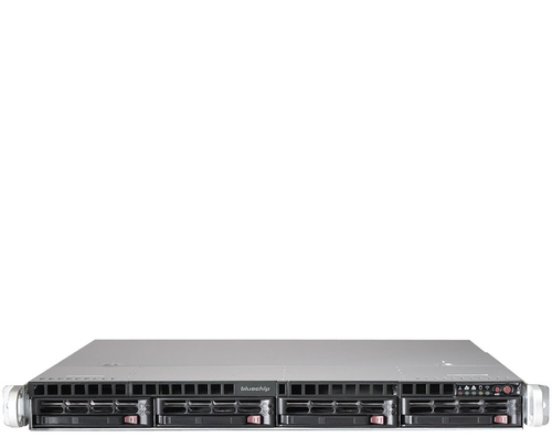 bluechip SERVERline R31305s - Server - Rack-Montage - 1U - 1-Weg - 1 x Xeon E-2224 / 3,4 GHz - RAM 16GB - SATA/SAS - Hot-Swap 6,4 cm, 8,9 cm (2.5 Zoll, 3.5 Zoll) Schacht/Schchte - HDD 2 x 1TB - DVD-Writer - AST2500 - GigE - kein Betriebssystem - Monitor: 