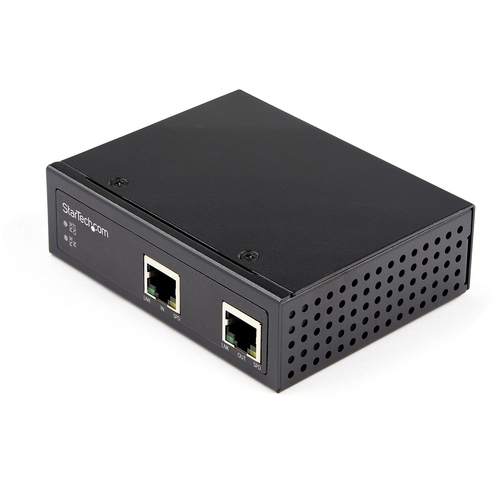 StarTech.com Industrial Single Port Gigabit PoE Extender - 60W 802.3bt PoE /PoE+/ PoE++ - 100m/ 330ft - Power Over Ethernet Network Range Extender - IP-30 - -40C to +75C - Netzwerk-/Stromextender - GigE - 10Base-T, 100Base-TX, 1000Base-T - 1 Anschlsse -  