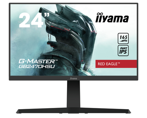 IIYAMA G-Master GB2470HSU-B1 61cm 24Zoll IPS Gaming FHD 165Hz 250cd/m2 0.8ms HDMI DP USB-HUB Speakers 