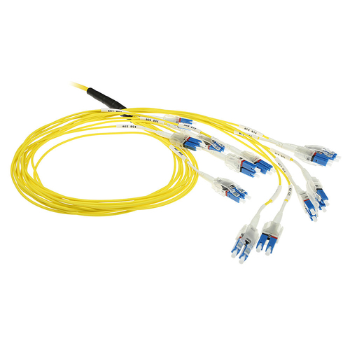 ACT 3 meter Singlemode 50/125 OS2 Preterm fiber cable 24F LC Polarity Twist (DC5550) 