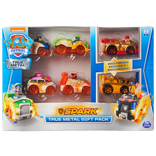 Paw Patrol True Metal Spark Geschenkset, Spielfahrzeug 