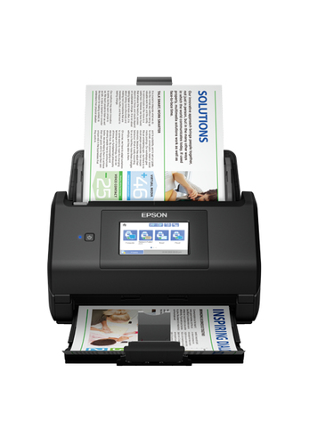 Epson WorkForce ES-580W - Dokumentenscanner - Contact Image Sensor (CIS) - Duplex - 215.9 x 6096 mm - 600 dpi x 600 dpi - bis zu 35 Seiten/Min. (einfarbig) / bis zu 35 Seiten/Min. (Farbe) - automatischer Dokumenteneinzug (100 Bltter) - bis zu 4000 Scanvo 