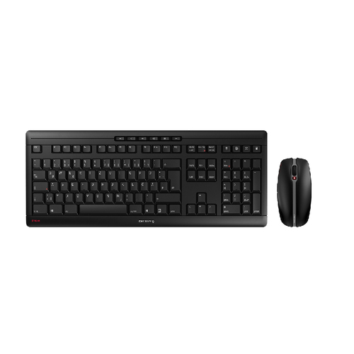 CHERRY Stream Desktop PN-Layout, USB, inkl. Maus, black 