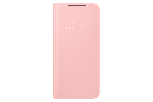 Samsung Smart LED View Cover EF-NG991 - Flip-Hlle fr Mobiltelefon - pink - fr Galaxy S21 5G (EF-NG991PPEGEW) 
