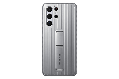 Samsung Protective Standing Cover EF-RG998 - Hintere Abdeckung fr Mobiltelefon - Silber - fr Galaxy S21 Ultra 5G (EF-RG998CJEGWW) 