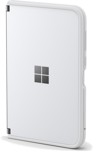 Microsoft Surface Duo - Smartphone - Dual-SIM - 4G Gigabit Class LTE - 256 GB - 8.1 Zoll 2700 x 1800 Pixel (401 ppi (Pixel pro Zoll )) - AMOLED - RAM 6 GB (11 MP Vorderkamera) - Android - Glacier 