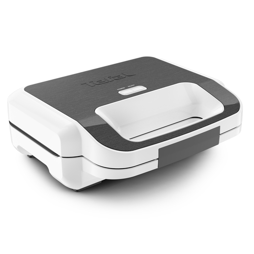Tefal SW7011 Snack XL Sandwich-Waffel wei / silber 