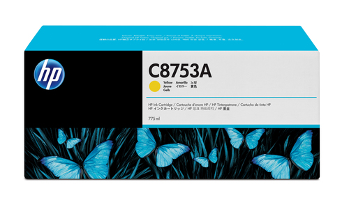 HP - 775 ml - Gelb - Original - Tintenpatrone - fr Color CM8050 MFP with Edgeline Technology, CM8060 MFP with Edgeline Technology 