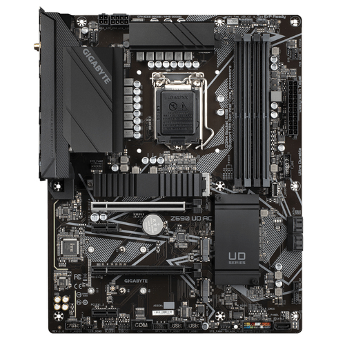 GIGABYTE Z590 UD AC LGA1200 DDR4 6xSATA 2xM.2 WiFi ATX MB 