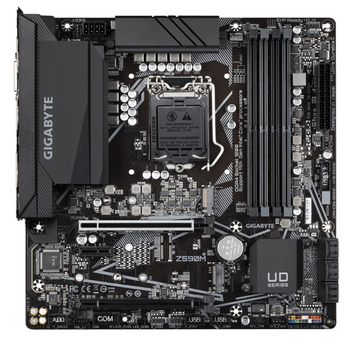 GIGABYTE Z590M LGA1200 DDR4 6xSATA 2xM.2 ATX MB 