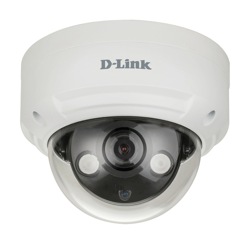 D-Link DCS 4612EK - Netzwerk-berwachungskamera - Kuppel - Auenbereich - Vandalismussicher / Wetterbestndig - Farbe (Tag&amp;Nacht) - 2 MP - 1920 x 1080 - LAN 10/100 - MJPEG, H.264, H.265 - PoE Class 3 (DCS-4612EK) 