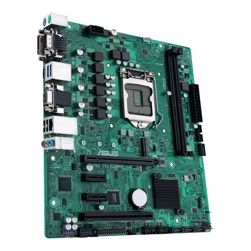 ASUS PRO H510M-C/CSM LGA1200 2xDDR4 1xPCIe 4.0/3.0 x16 2xPCIe 3.0 x1 4xSATA 6 DP DVI-D HDMI mATX MB 
