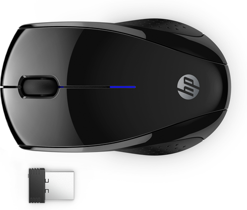 HP 220 Silent - Maus - kabellos - 2,4 GHz - Schwarz - fr OMEN by HP 15, HP 14, 15, 17, ENVY 13, Pavilion 27, Pavilion Gaming 15, 17, Spectre x360 (391R4AA#ABB) 