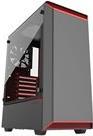 Phanteks Eclipse P300 Tempered Glass - Special Edition - Midi Tower - Erweitertes ATX - ohne Netzteil - Schwarz, Rot - USB/Audio (PH-EC300PTG_BR) 