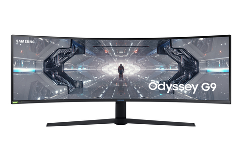 124cm/49'' (5120x1440) Samsung Odyssey G9 C49G95TSSR Curved Gaming 32:9 1ms 240Hz 2xHDMI DisplayPort VESA Dual Quad HD Black 