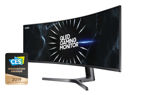 124cm/49'' (5120x1440) Samsung C49RG90SSR Curved 32:9 4ms HDMI DisplayPort VESA Dual Quad HD Grey 