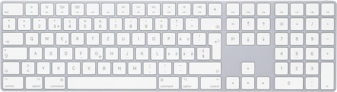 Apple Magic Keyboard with Numeric Keypad - Tastatur - Bluetooth - Schweiz 