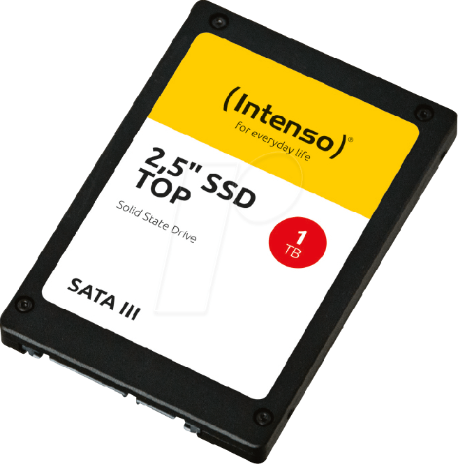 Intenso interne SSD Festplatte 2.5 Zoll 1 TB (Sata III, r:520 MB/s, w:490 MB/s) (3812460) 