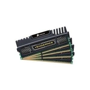 Corsair Vengeance - DDR3 - 32 GB : 4 x 8 GB - DIMM 240-PIN - 1600 MHz / PC3-12800 - CL10 - 1.5 V - ungepuffert - nicht-ECC (CMZ32GX3M4X1600C10) 