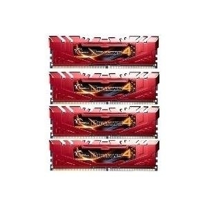 G.Skill Ripjaws 4 Series - DDR4 - 16 GB : 2 x 8 GB - DIMM 288-PIN - 2400 MHz / PC4-19200 - CL15 - 1.2 V - ungepuffert - nicht-ECC (F4-2400C15-16GRR) 