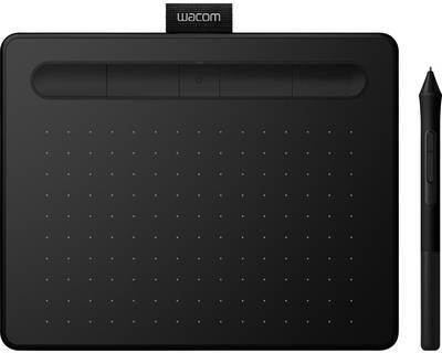 Wacom Intuos S with Bluetooth - Digitalisierer - rechts- und linkshndig - 15,2 x 9,6 cm - elektromagnetisch - 5 Tasten - kabellos, kabelgebunden - USB, Bluetooth 4,2 - Schwarz (CTL-4100WLK-N) 