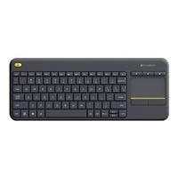 Logitech Wireless Touch Keyboard K400 Plus - Tastatur - 2,4 GHz - Niederlndisch QWERTY - Schwarz (920-007145) 