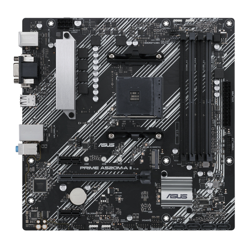 ASUS PRIME A520M-A II AMD A520 microATX 4DDR4 